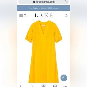 LAKE Yellow Caftan